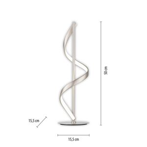Paul Neuhaus Q-Swing stolová LED lampa, oceľ