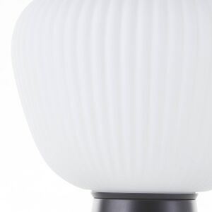Stolná lampa Kaizen, výška 25 cm, opál, sklo