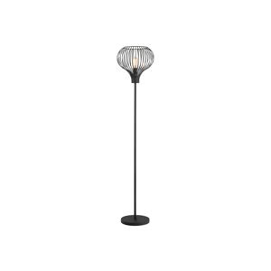 Stojacia lampa Aglio, výška 180 cm, čierna, kov