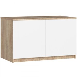 Nadstavec na šatník Star 90 cm sonoma/biely