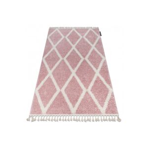Kusový shaggy koberec BERBER TROIK růžový