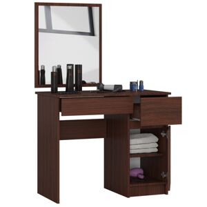 Kozmetický stolík so zrkadlom P-2/SL wenge pravý