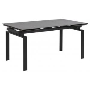 Skladací stôl Huddersfield 160-240x85 cm čierny