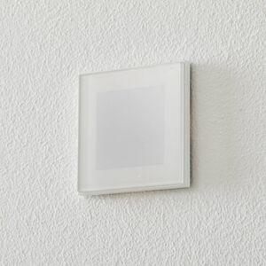 BEGA Accenta zapustené hranaté kruh biele 160 lm