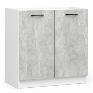 Kuchyňská skříňka pod dřez Olivie S 80 cm bílá/beton