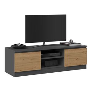 TV stolík Malwa 120 cm antracit/dub artisan