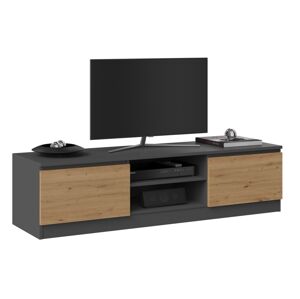 TV stolík Malwa 140 cm antracit/dub artisan