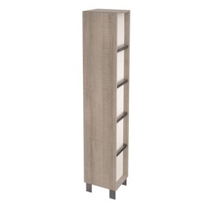 Šatní skříň MALWA I 90 cm antracit/dub artisan