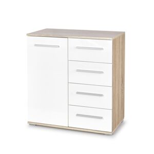 Komoda Lima KM2 biela/dub sonoma