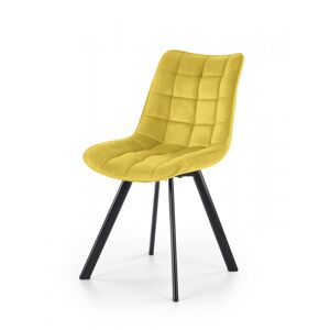 Dizajnová stolička Mirah horčicová