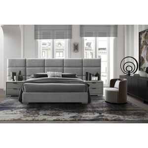 Čalouněná postel Levanter 160x200  šedá