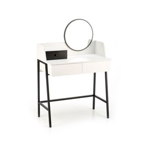 Toaletní stolek AGNES 120 cm bílo-černý