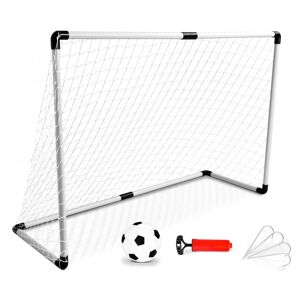 Fotbalová branka s míčkem MINI 123x84 cm bílá