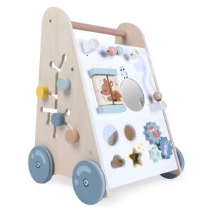 Drevené vzdelávacie chodítko Ecotoys farebné