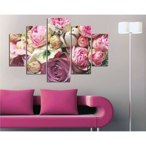Vícedílný obraz ROSES OF PINK 95 92 x 56 cm