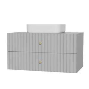 Skrinka pod umývadlo Lore 80 cm šedá