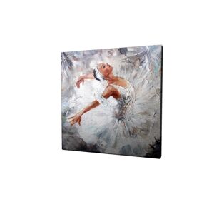 Obraz na plátne White swan KC012 45x45 cm