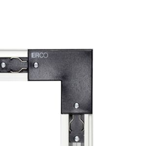 ERCO 3-fázový rohový konektor vonkajší čierna