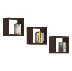Sada políc Kika 25x25 cm wenge
