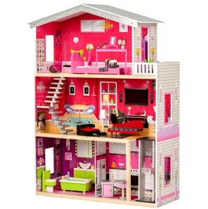 Drevený domček pre bábiky Rezidence Malibu Eco Toys
