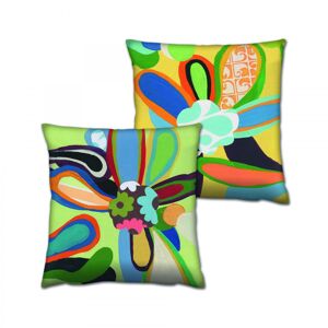 Sada 2 polštářů FUNKY II 43x43 cm vícebarevná