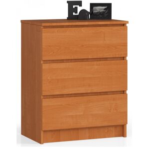 Komoda Kuba 60 cm - 3 zásuvky jelša