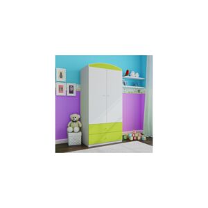 Dětská skříň Babydreams 90 cm zelená