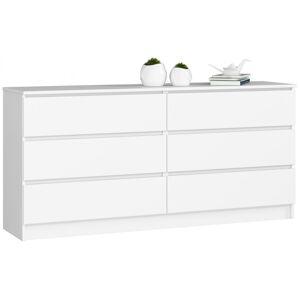 Komoda Rollo V 160,4 cm biela matná