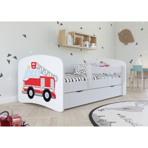 Dětská postel Babydreams hasičské auto bílá