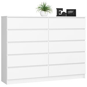 Komoda Rollo K 160,4 cm biela matná