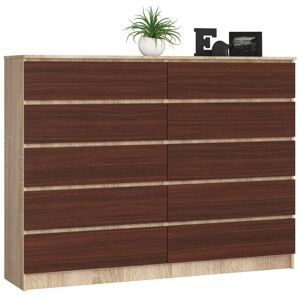 Komoda Rollo K 160 cm dub sonoma/wenge