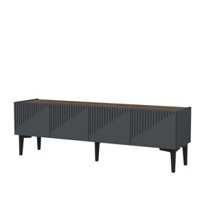 TV stolík Remíza antracit/orech