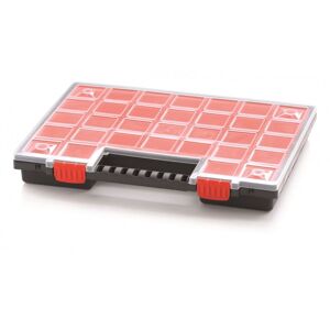 Organizér ZERGOB 39,9 x 30,3 x 5 cm černo-červený