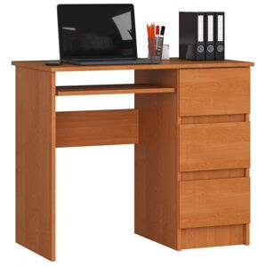 Písací stôl A-6 90 cm jelša pravý