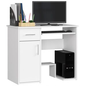 Volně stojící psací stůl Jay 90 cm bílý