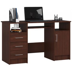 Volně stojící psací stůl Ana 124 cm wenge