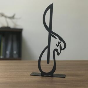 Dekorativní předmět ALLAH černý