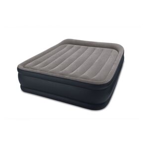 Nafukovací postel Intex 203x152cm s pumpou modro-šedá