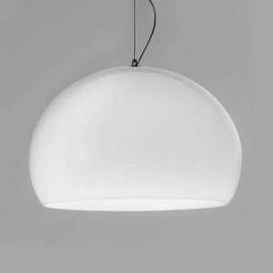 Kartell FL/Y – závesné LED svietidlo, lesklé biele
