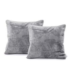 Obliečka na vankúš DecoKing MIC 45x45 cm strieborná