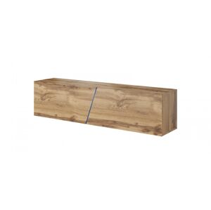 TV stolík Slant s LED osvetlením 160 cm dub votan