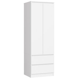 Šatníková skriňa Star 60 cm biela