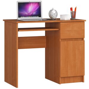 Písací stôl PIKSEL 90 cm jelša pravý