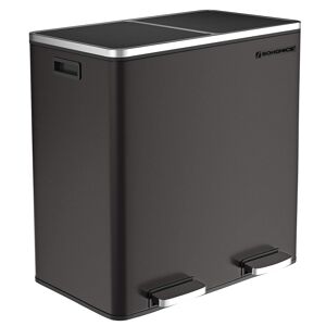 Odpadkový koš Rubax 2x30L černý