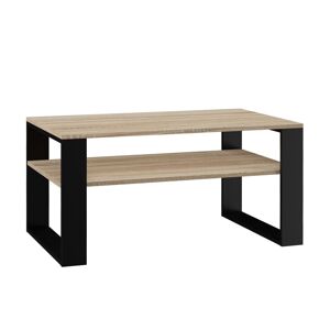Konferenční stolek Lawa MODERN 1P dub sonoma/černý