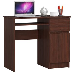 Psací  stôl PIKSEL 90 cm wenge pravý