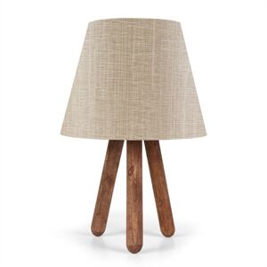 Stolná lampa Bechos 33 cm béžová/hnedá