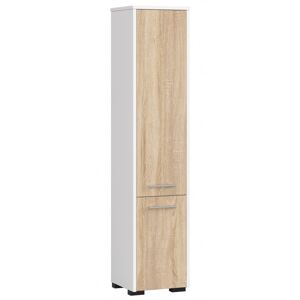 Kúpeľňová skrinka Fin I 30 cm biela/sonoma