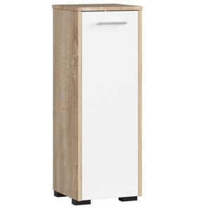 Skříňka do koupelny FIN 30 cm dub sonoma/bílá