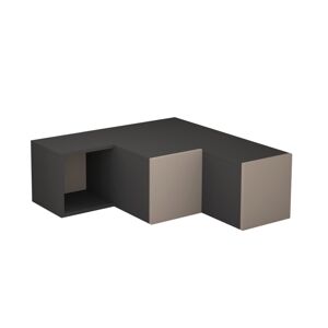 TV stolek COMPACT 90 cm antracitový/mocha